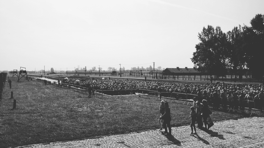 Spotkanie modlitewne z papieżem Franciszkiem w byłym niemieckim obozie zagłady Birkenau 29.07.2016 /fot. CHIDUSZ