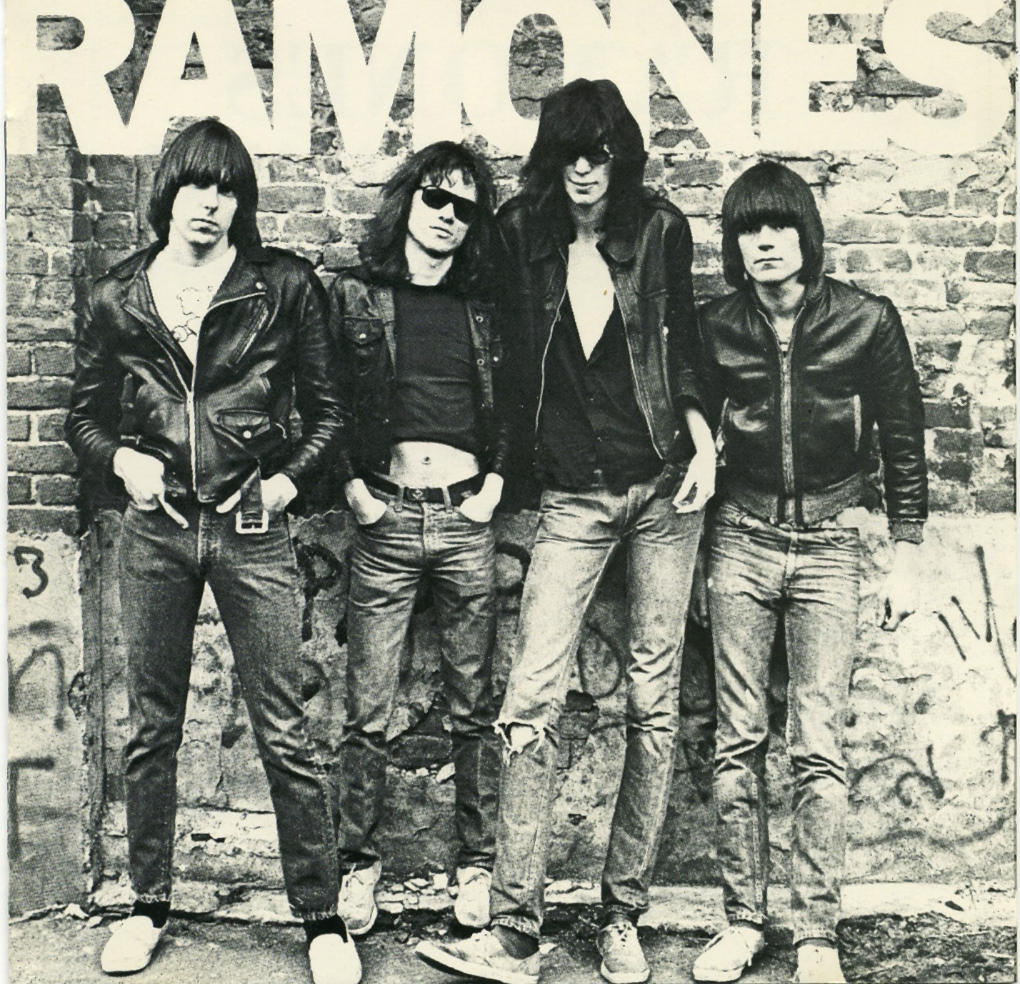 Okładka debiutanckiej płyty zespołu Ramones (1976)