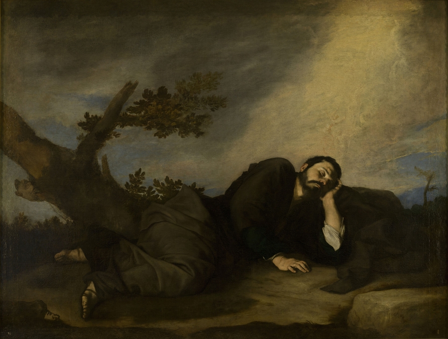 "Sen Jakuba" autorstwa Jusepe de Ribera (Wikipedia)