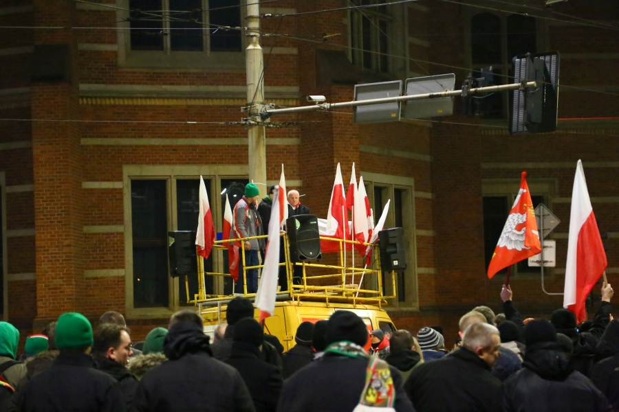 Przemówienie Piotra Rybaka /fot. CHIDUSZ