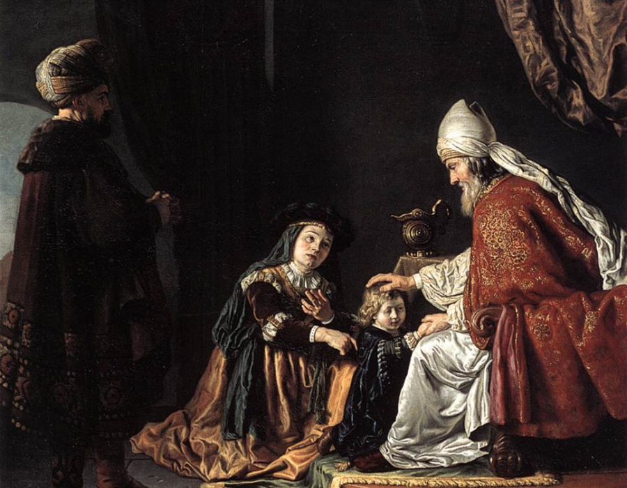 „Chana oddaje Samuela pod opiekę kapłanowi", Jan Victors/ Wikipedia