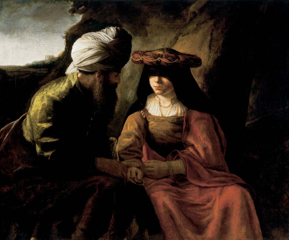 Tamar i Juda (szkoła Rembrandta)